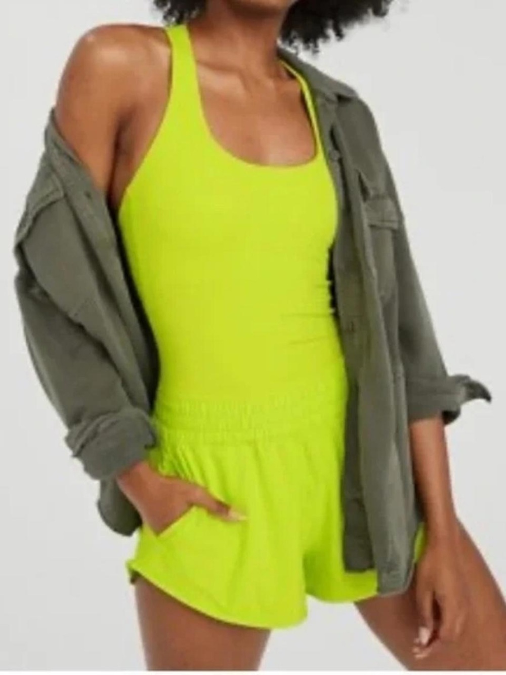 Offline by Aerie. Hot stuff romper with shorts (one piece) with pockets. Size XL